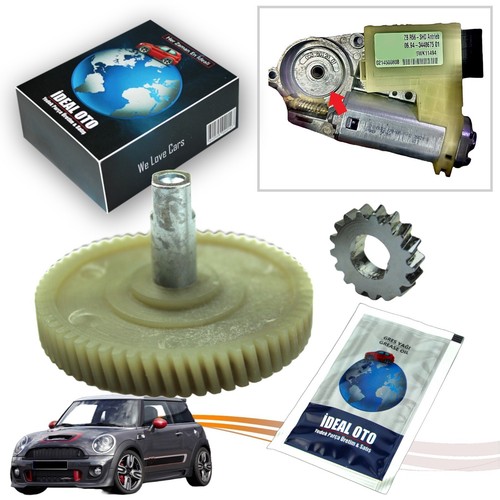 Sunroof motor gears - sunroof,
