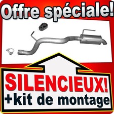 Silencieux arriere pour - arriere, jeep