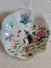 CHINE ANCIEN FIN 18-19 eme ,FAMILLE VERTE QIANLONG TONGZHI ,COUPELLE PORCELAINE
