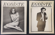 Revue EGOÏSTE N°15 tomes 1 et 2 - Vodianova - B.H.Lévy - 2006 - Roversi  Avedon