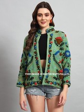 Femme Vert Suzani Broderie