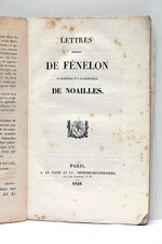 LIVRE ANCIEN LETTRES FÉNELON