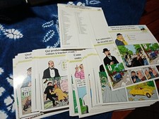Lot fiches tintin - lot,