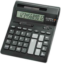 [Ref:LCD-612SD] OLYMPIA Calculatrice de bureau LCD-612 SD