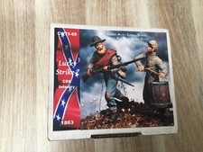 MAQUETTE FIGURINE. GUERRE SECESSION.  LUCKY STRIKE. CSA INFANTRY 1863