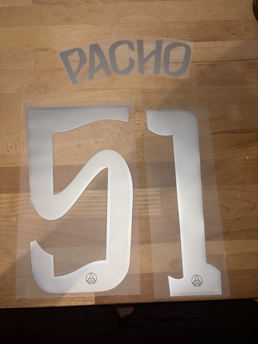 Flocage pacho psg fifth - pacho,