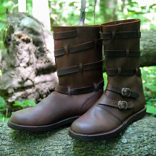 Bottes médiévales cuir - médiévales, |