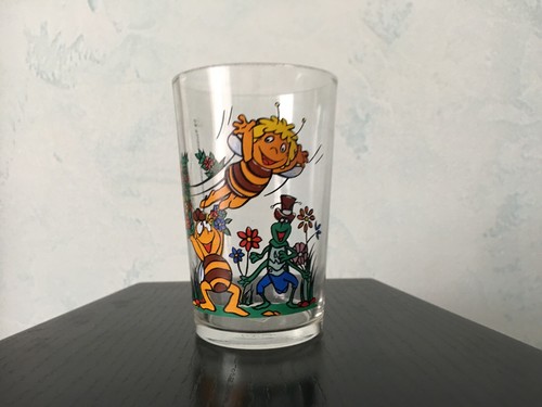 Ancien verre moutarde maya - a,