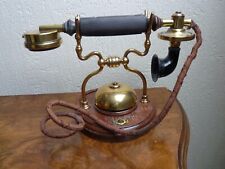 SUPERBE ANCIEN TELEPHONE ANTIQUE VINTAGE OLD TABLE PHONE ALTES ANTIK TELEFONO