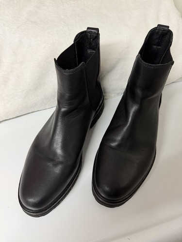 Mens black leather boots the - mens,