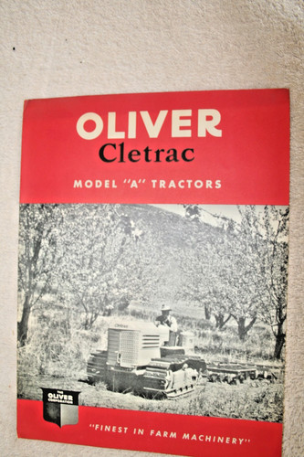 Oliver cletrac modle - oliver,