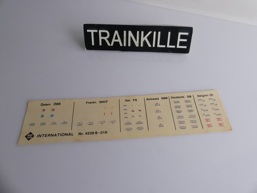 Roco detaillage plaques de - roco,