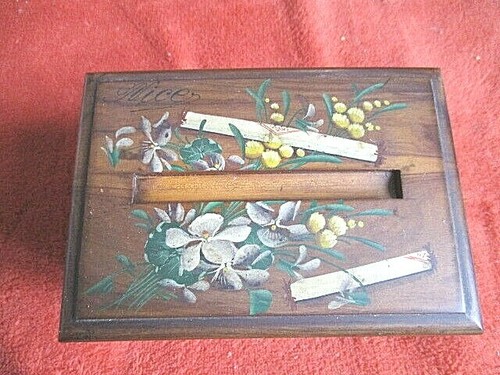 Boite bois buis souvenir - en,