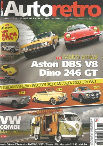 Auto retro 345 alfa gtv6 - auto, n°345