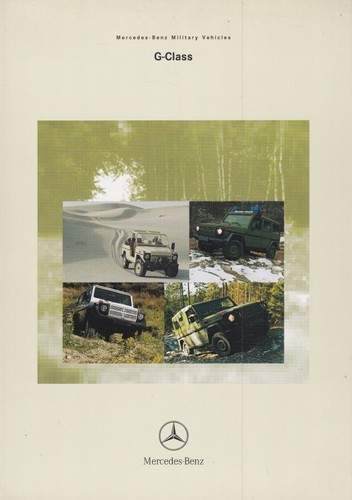 Catalogue brochure mercedes - mercedes, g