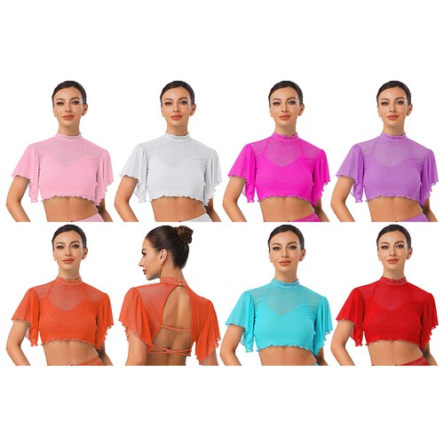 Womens tops figure skating - tops,