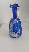 CARAFE VERRE EMAILLE MARY