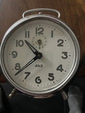 Réveil Jaz vintage Argenté