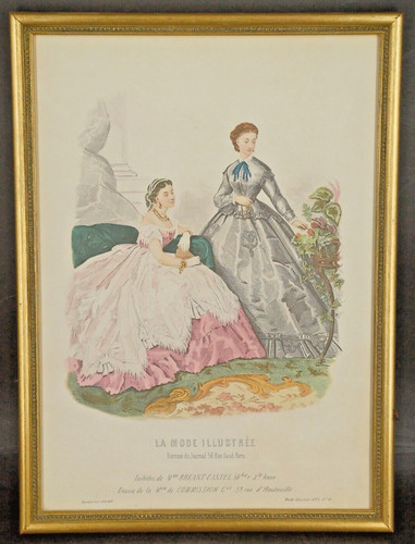 Cadre gravure ancienne - cadre, "la