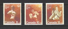 CANADA,  # B/7-9,  MNH, 1975 OLYMPIC COMBAT SPORTS,  SEMI-POSTALS,  COMPLETE SET