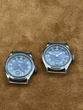 Lot De 2 Montres Militaire KIENZLE 30mm Mécanique WW2 À Restaurer 