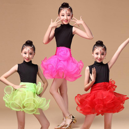 Filles danse latine robe - filles,