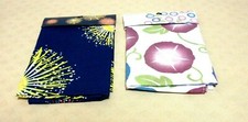 TENUGUI Japonais (serviette) 2 serviettes Hujisaki NANABI & ASAGAO du Japon