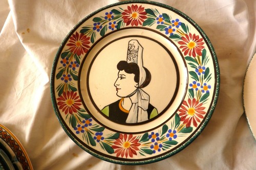 Assiette ancienne faïence - en,