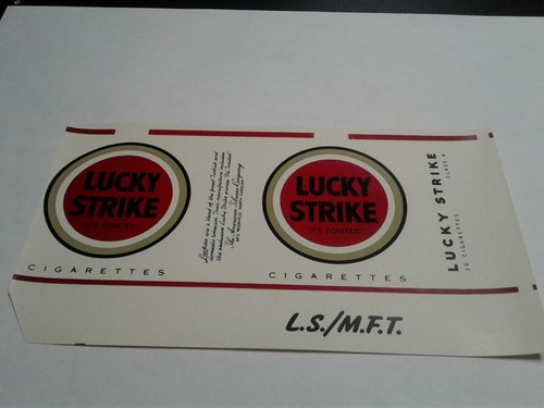 Lucky strike cigarette - lucky,