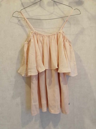 Top rose volants viscose - à,