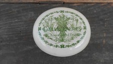 Ancienne boîte en céramique de crème de savon / Gellé Frères / Paris / fin 19e