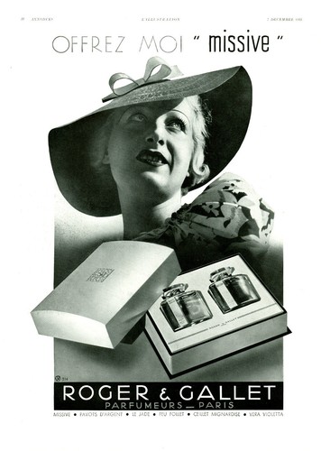 Publicité ancienne parfum