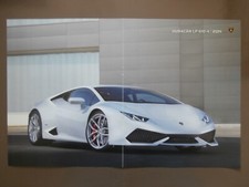 POSTER LAMBORGHINI HURACAN LP 610-4 - 2014 -  44 x 28 cm