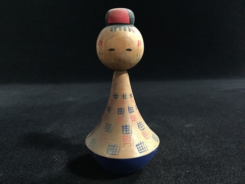 T0748 poupée kokeshi bois - poupée,