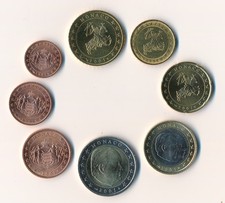 Série 8 Pieces Euro Monaco