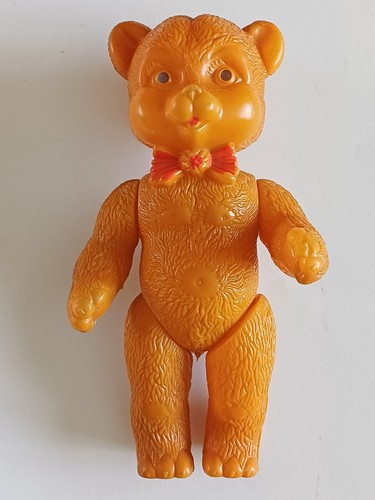 Ancien jouet plastique ours - jouet,