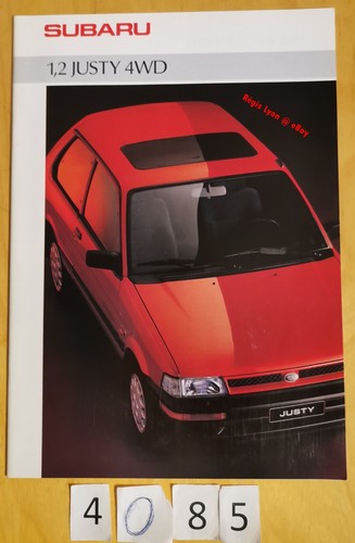 Subaru justy 4wd 5 - 3,