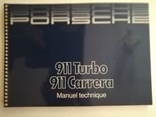PORSCHE 911 3,2 L et Turbo 1985,Manuel technique ,103 pages complet,Français,sup