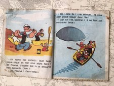 Livre POPEYE Un Étrange Pique Nique Sagendorf 1966 Livre En Tissu