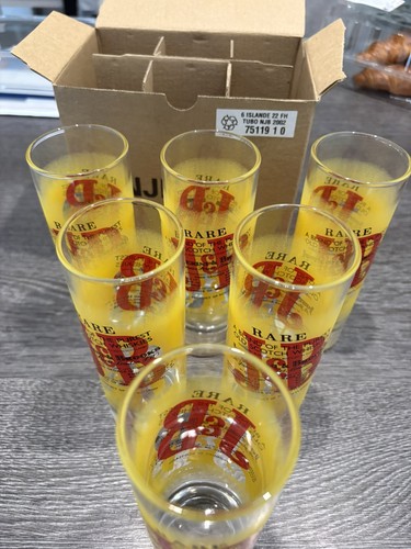 Verres whisky b - 6, tubes