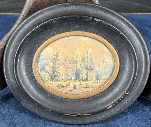 Miniature aquarelle gaspard - miniature,