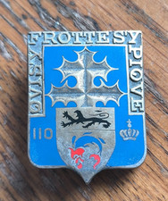 Insigne 110° RI Régiment d'infanterie   /   Drago Paris H 114   /++28