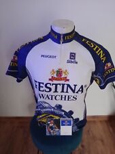 Maillot Cycliste Festina+Carte Postale Virenque Offert