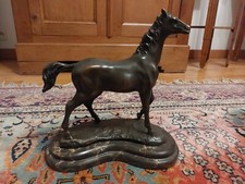 Élégante statue de cheval en Bronze signé Debordeau