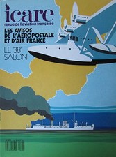ICARE REVUE AVIATION N° 129 de 1989 SALON AVISOS MARINE AÉROPOSTALE AIR FRANCE 