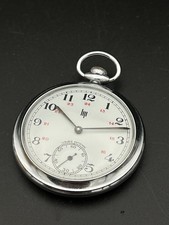 Rare montre de poche LIP UNITAS 6431 6445 mecanique 17 rubis suisse 50mm