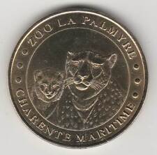 A 2005 TOKEN MEDAILLE MONNAIE DE PARIS -- 17 570 N°4 ZOO LA PALMYRE / GUEPARDS