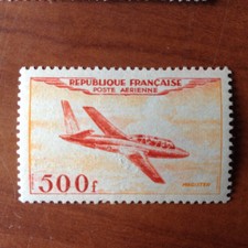 France PA Avion Num Yvert 32 ** MNH Fouga " magister "
