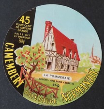 Etiquette fromage CAMEMBERT LA
