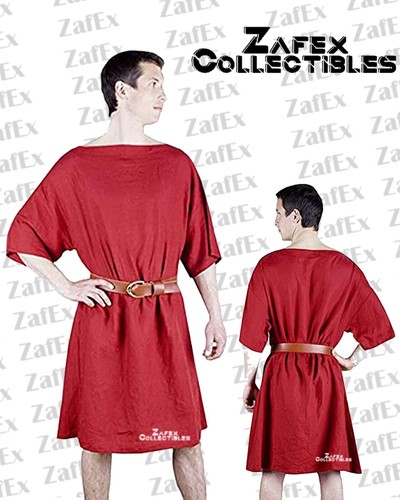 Tunique rouge grecque romaine